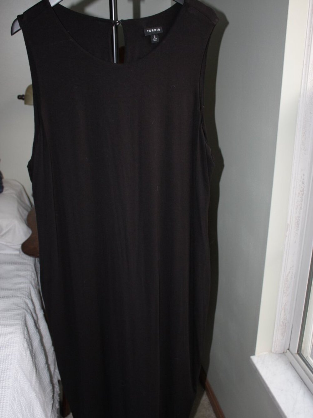 Torrid Black Sleeveless Keyhole Back Knit Midi Dress Size 3 3X